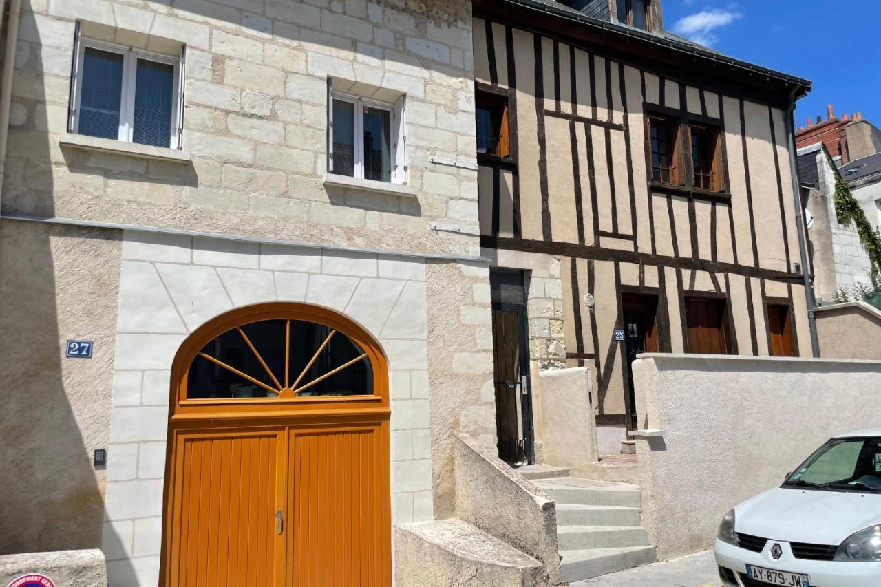 图尔Le Chambord Beautiful Half-Timbered House With Terrace公寓 外观 照片